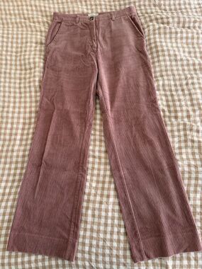 Second Female Corduroy Wide-Leg Pants in Dusty Rose